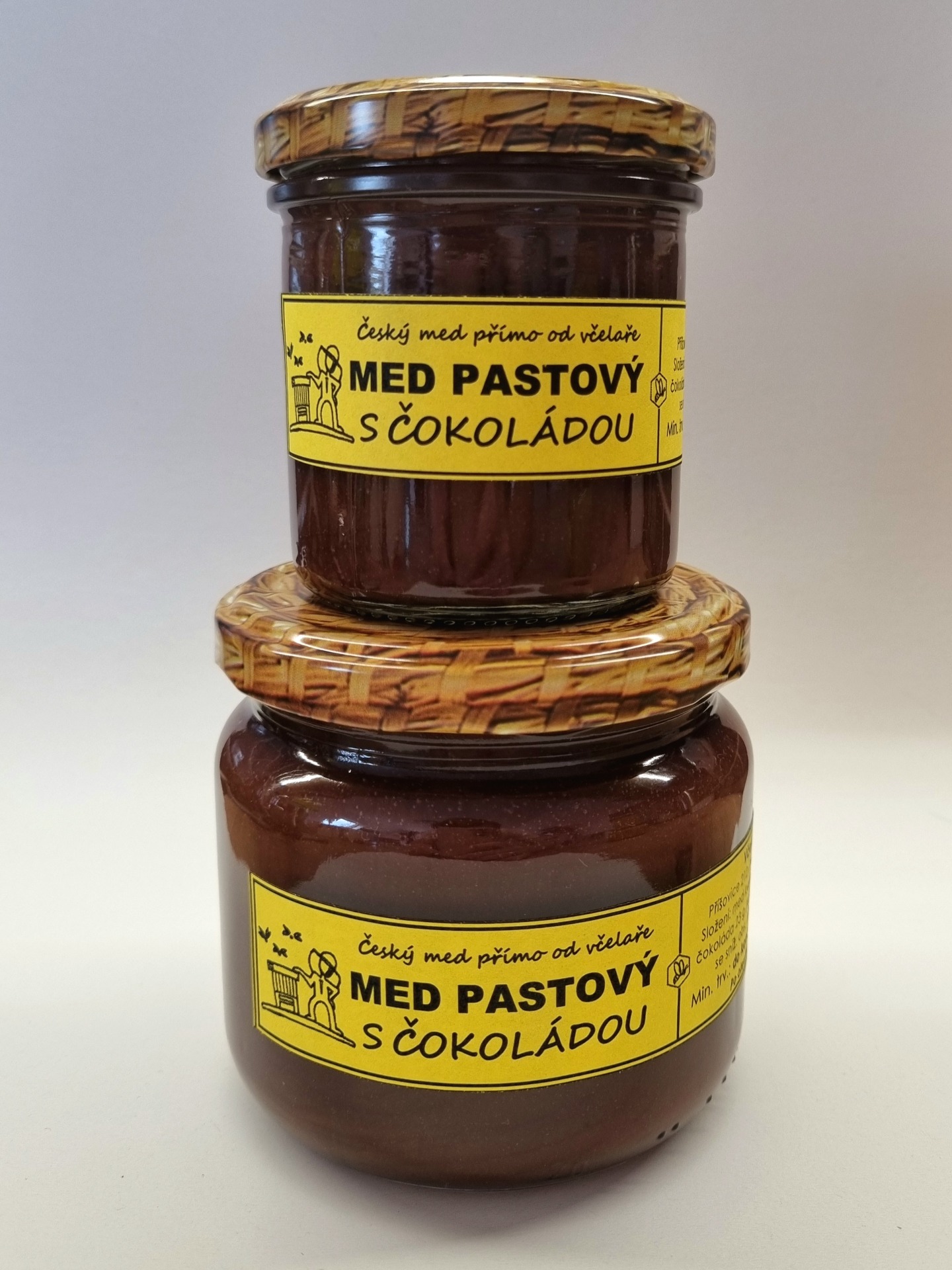 Český med pastový s hořkou čokoládou